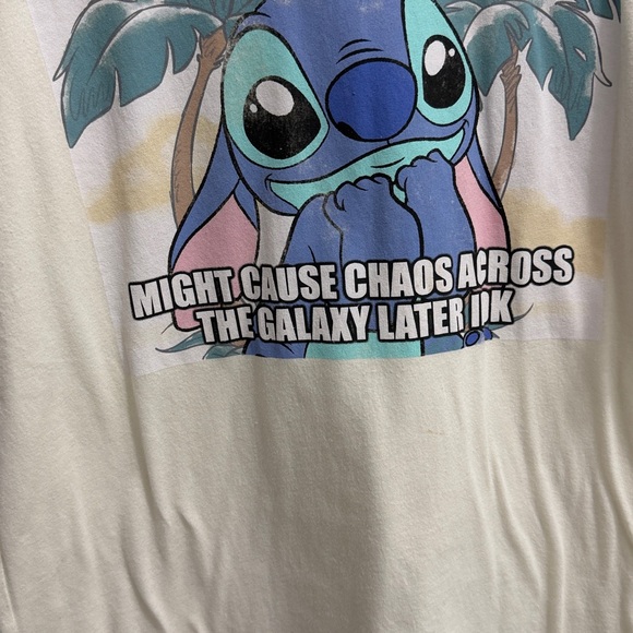 Disney Stitch Feeling Cute Graphic Tee Size M - Picture 3 of 6